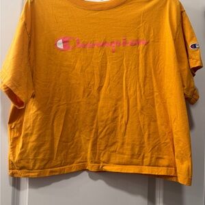 Champion Tee in Vibrant Orange